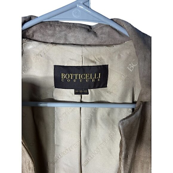 Botticelli Couture Beige Suede Womens Jacket, FALL JACKET, WINTER JACKET - Picture 3 of 6